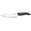 Kyocera FK-160-WH Kochmesser, Keramikklinge wei� 16 cm, Griff schwarz
