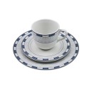 Retsch Arzberg Kaffeeservice Elite, 18-teilig, Porzellan mit Kantendekor