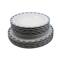Retsch Arzberg Tafelservice Elite, 12-teilig, Porzellan mit Kantendekor