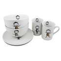 Retsch Arzberg Fr�hst�cks-Set Nils & Nele im Geschenkkarton, 6-teilig