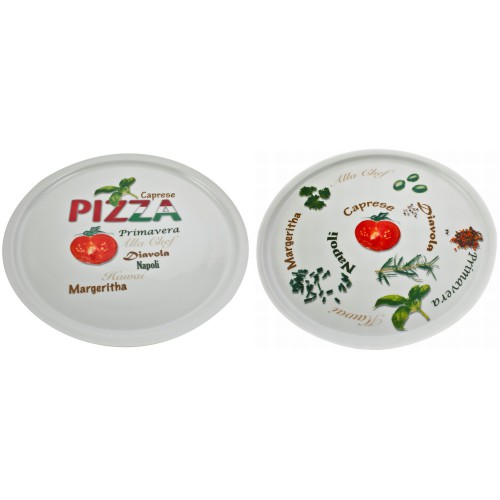 Retsch Arzberg Pizzateller 2er Set, Design Pomodoro & Spezia, &Atilde;� 30cm