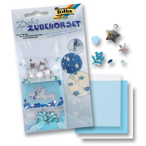 Folia Deko Zubeh&Atilde;&para;r Set 9 Ganzjahr, moderne Sterne