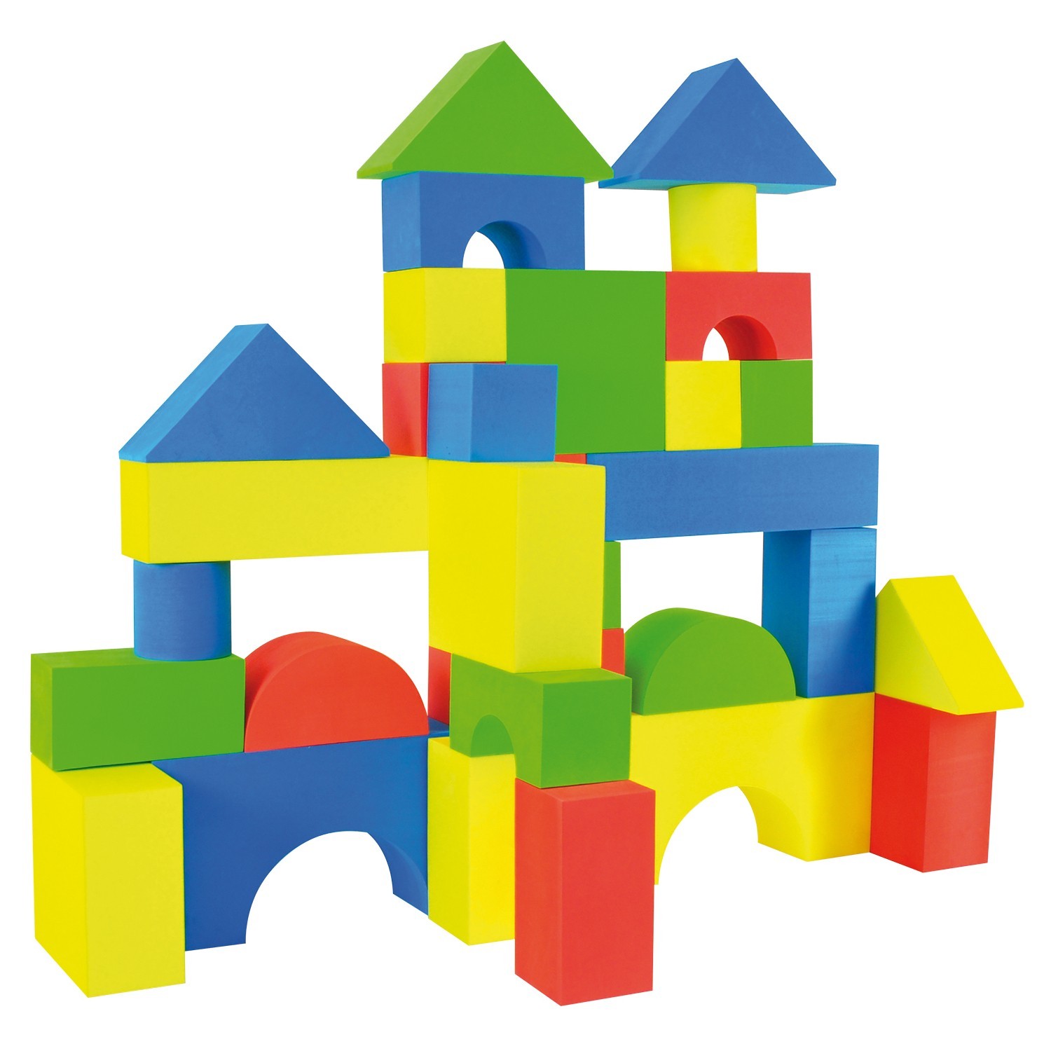 Eduplay Maxi Foamis, leichte & weiche geometrische Bausteine, 32 Teile